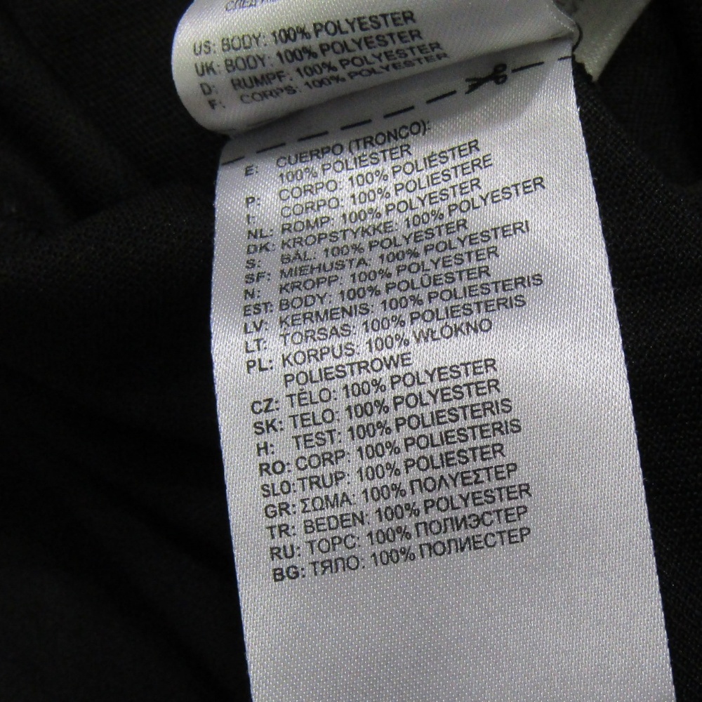 Adidas Climalite Black w/ White Polo Golf Shirt L - Picture 5 of 5